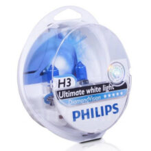 لامپ هالوژن گازی H3 مدل دیاموند ویژن – فیلیپس