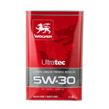 روغن موتور Ultra Tec 5w-30 SN ولور – Wolver (4 لیتری)
