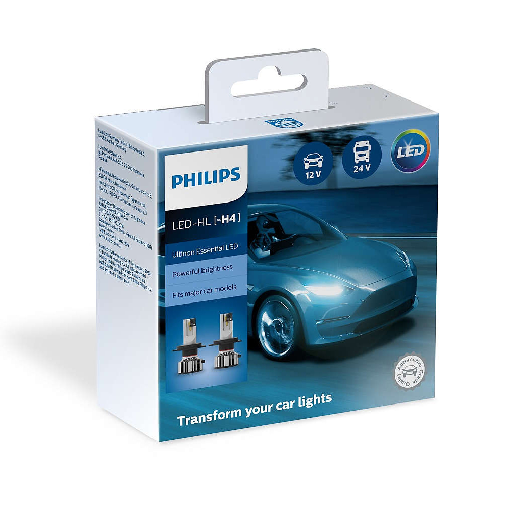 هدلایت پایه H4 مدل Ultinon Essential فیلیپس – Philips (اصلی)